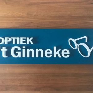 Ginneke's optiek 3D geprint bord